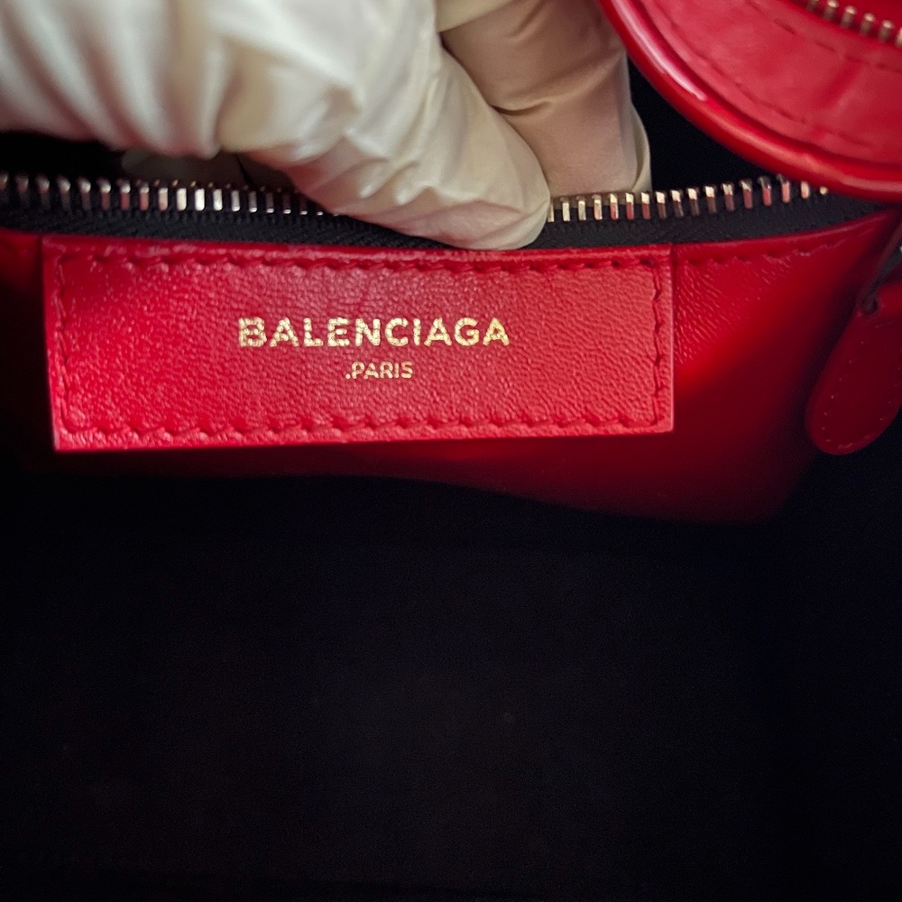 BALENCIAGA Patent Leather XS Bazar Shopper Tote - Picture 13 of 16